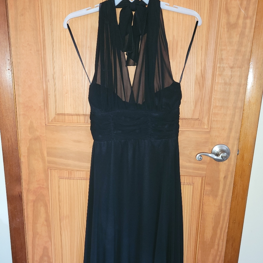 Connected Apparel Halter Dress - Picture 2 of 5